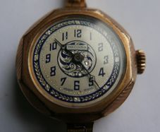 Vintage Medana Rolled Gold Case & Strap Ladies Watch Swiss Made 8 Jewels For Repair