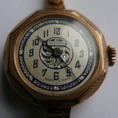 Vintage Medana Rolled Gold Case & Strap Ladies Watch Swiss Made 8 Jewels For Repair