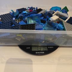 box of lego blue