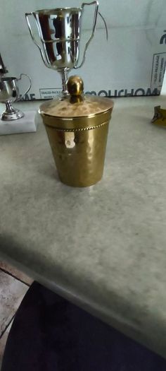5 diffierent items- Service spon and fork silver plated 20.00 euro. Vintage,  silver plated, collection frame,, excellent condition. 12.00 euro. Brass Gold Tone Metal Round Made in India-7.5cm-Vintage Trinket/Jewellery Box keepsake box, jewelry box, trink