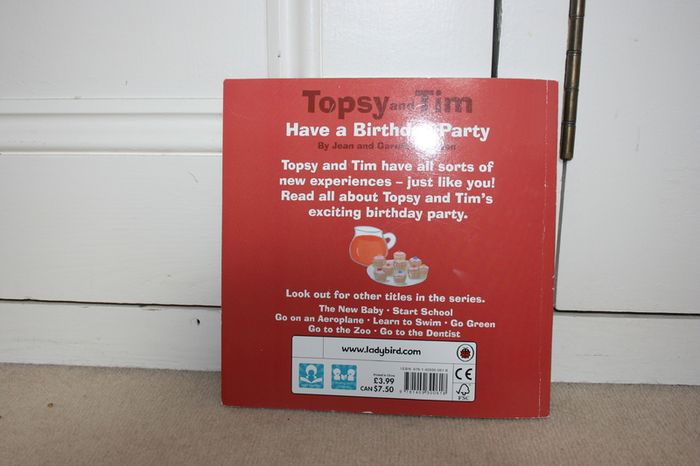 Children's Book - Topsy and Tim - Have a Birthday Party - Like New