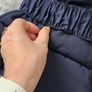 Navy Padded winter coat with Belt size M /12 Image 9