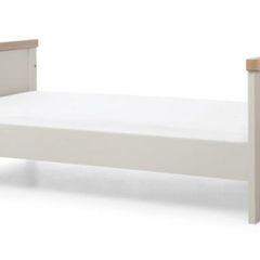 Mamas & Papas Cot Bed & matress in Grey & Oak