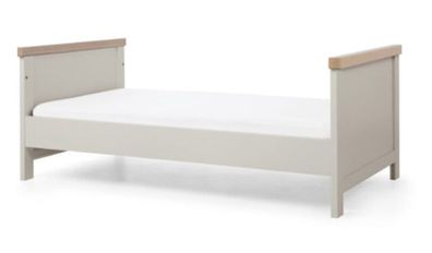 Mamas & Papas Cot Bed & matress in Grey & Oak