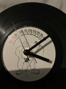 Bad Manners vinyl 7" clock
