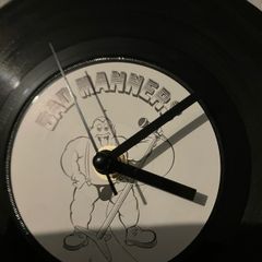 Bad Manners vinyl 7" clock