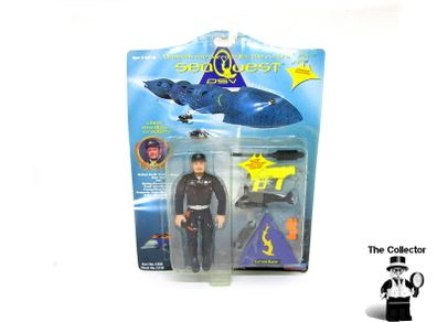 Vintage SeaQuest DSV Chief Manilow Crocker Action Figure Playmates 1993 MOC Brand New Sealed