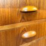 Danish Mid-Century Modern Teak Desk with Unique Top Image 3