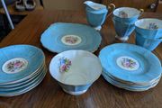 Roslyn Fine Bone China Vintage Tea Set