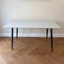 Marble effect table & chairs Image 2