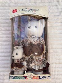 Vintage Noble Heritage Collection Mamma & Baby Bear Used Dirty approx. 38 cm. Please see photos