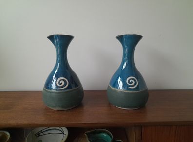 Jack O'Patsy Wine Carafe x 2