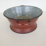 Vintage enamel sieve large handles farmhouse Image 5