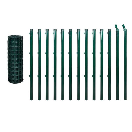 Euro Fence Steel 25x1.5 m Green
