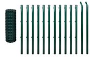Euro Fence Steel 25x1.5 m Green