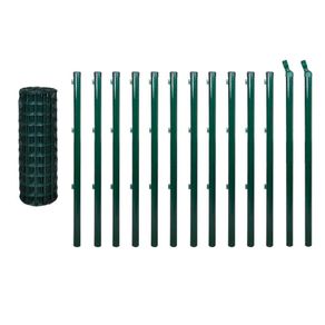 Euro Fence Steel 25x1.5 m Green