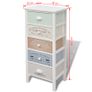 French Storage Cabinet 5 Drawers Wood Image 6