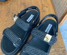 Steve Madden Black Sandals NEW