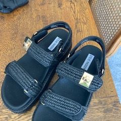 Steve Madden Black Sandals NEW