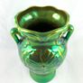 Vintage glass/Rare Zsolnay pecs iridescent vase Image 3