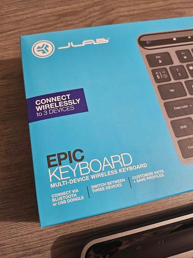 JLAB Epic Wireless Keyboard - Black + mouse