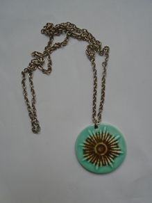 Necklace, Ceramic pendant, jewellery, Gift
