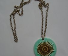 Necklace, Ceramic pendant, jewellery, Gift