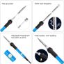 15pcs Kit 220V 60W Soldering Iron Kit 450C Adjustable Temperature Welding Tool Set With Solder Sucker Tin Wire Image 2