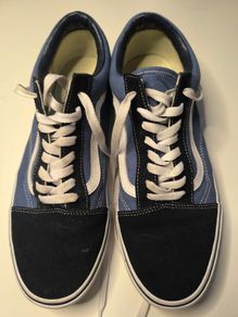 Blue shoes Vans