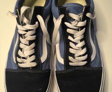 Blue shoes Vans