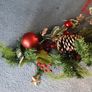 Large fireplace Christmas garland Image 4