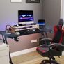 Gaming Desk with LED Lights Image 3