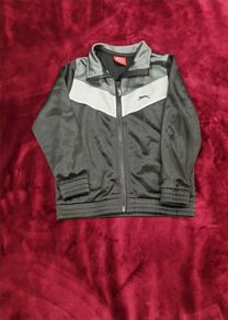 Slazenger Black Zip Tracksuit Top