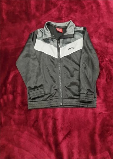 Slazenger Black Zip Tracksuit Top