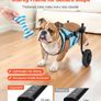 Dog Wheelchair for Back Legs, Adjustable 2 Wheels Pet Wheelchair Image 5