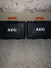 AEG angle grinder
