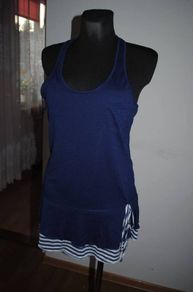 George navy long line top/dress size M UK12 EU40 Postage included