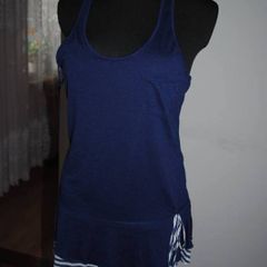 George navy long line top/dress size M UK12 EU40 Postage included