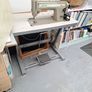 industrial sewing machine and table Image 2