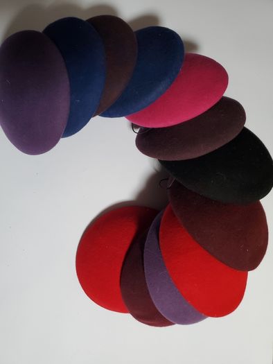 100%wool felt Beret Hat Bases/millinery supplies