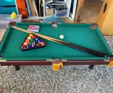 Tabletop snooker set