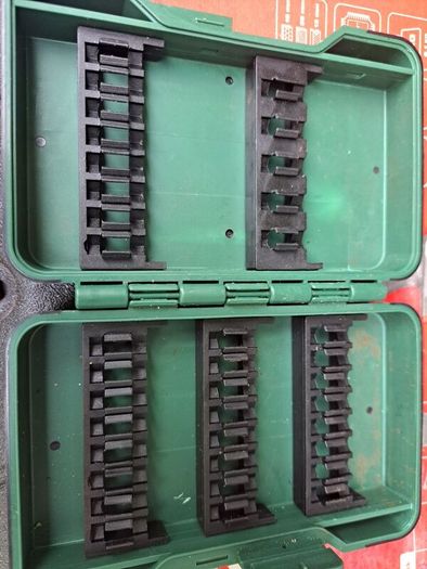 Tool bit accessiores clip box holder