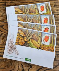 Ireland 2008 Fungi FDC First Day Covers x4