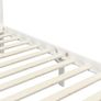 Canopy Bed Frame with 2 Drawers White Solid Pine Wood 100x200cm Image 7