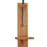 Garden Shower 75x75x210 cm Solid Teak Wood Image 2