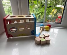 Squirrel Play Wooden Hammer Ball Set