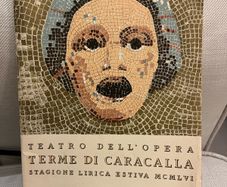 Vintage Italian theatre programme- Aida Di Giuseppe Verdi programme Teatro Dell Opera Terme Di Caracalla vintage