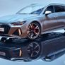 Audi RS6 C8 Avant Nardo grey 1:18 KiloWorks NEW! Image 3