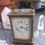 C Packer and Co of Regent Street, London, French interior, antique carriage clock, D18 reg post 15e Image 2