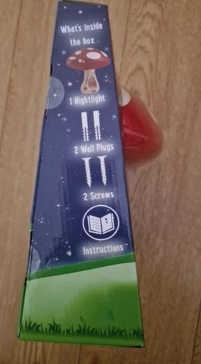 BRAND NEW Irish Fairy Door 3d Toadstool Ambient Nightlight